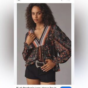Bl^nk London Anthropologie Stephanie top